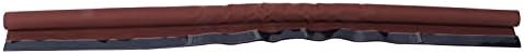 plplaaobo Door Sealing Strip Brown Foam Draft Stopper with Hook and Loop