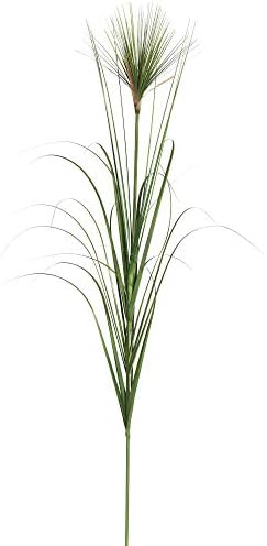 Vickerman 36 Artificial Green Brushed Grass with Black Pot
