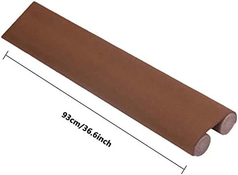 Twin Draft Stopper - Removable Washable Sound Blocker 366in Door Draft Guard