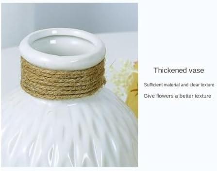 Artificial Flowers with Ceramic Vase for Home Decor