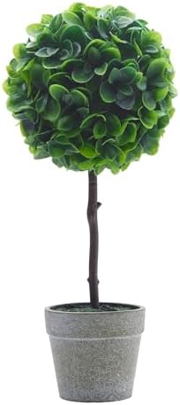Elements Artificial Boxwood Topiary 17 Inch