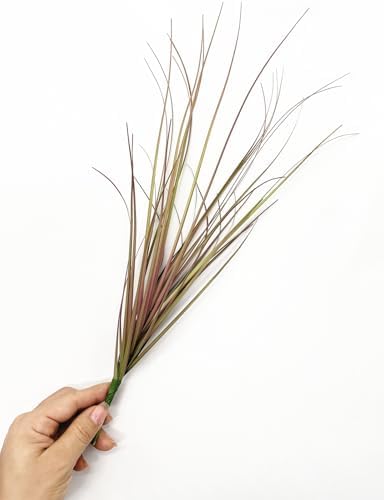 CATTREE Artificial Wheat Grass Plants 16 Pack Purple