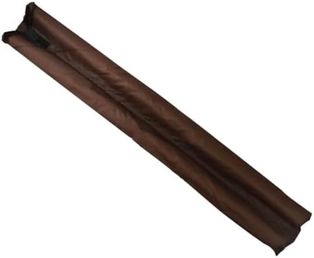 Adjustable Door Sweep for Draft and Noise Blocker Brown