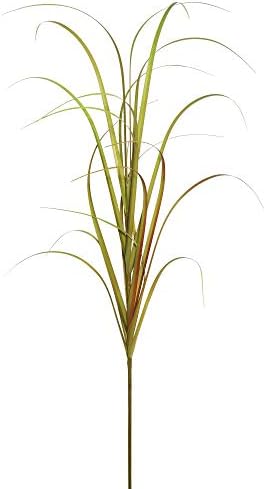 Vickerman 60 Inch Artificial Mixed Brown Grass with Black Pot