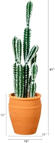 Nearly Natural 41in Artificial Cactus in Terracotta Planter