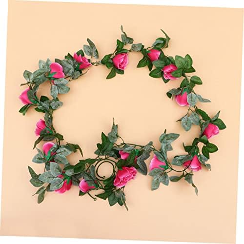 2pcs Artificial Rose Hanging Decor for Valentines Day