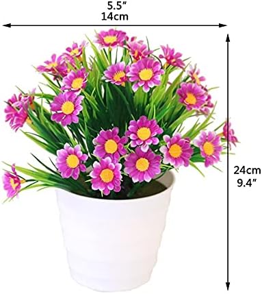 2 Pack Artificial Plants for Home Office Decor
