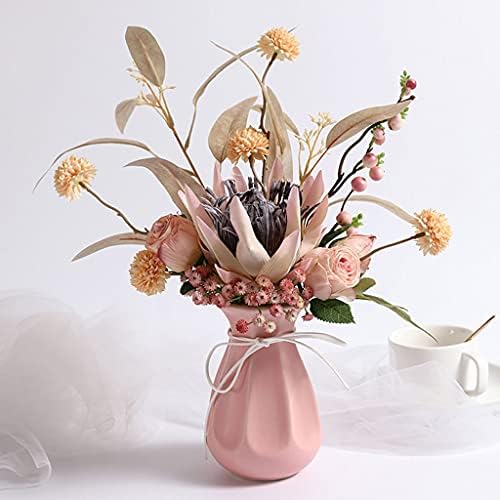 Artificial Flowers Ceramic Vase Decor for Home Living Room