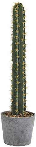 Nearly Natural 41in Cactus in Stone Artificial Plant