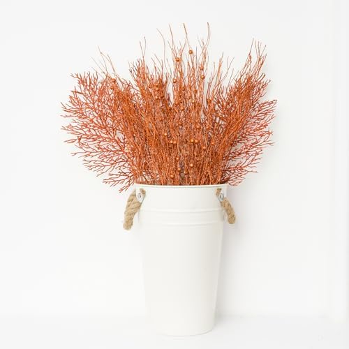 SLKING 16-Pack Glitter Berry Stem Ornaments for Christmas