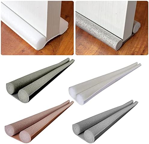HUFFA Under Door Draft Stopper Insulation Protector Cold Air Blocker Brown