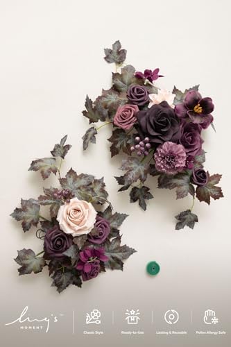 Lings Moment Artificial Flower Swag Arch for Wedding Ceremony