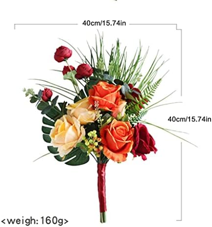 Artificial Flowers Bouquet Silk Rose Hydrangea Decor