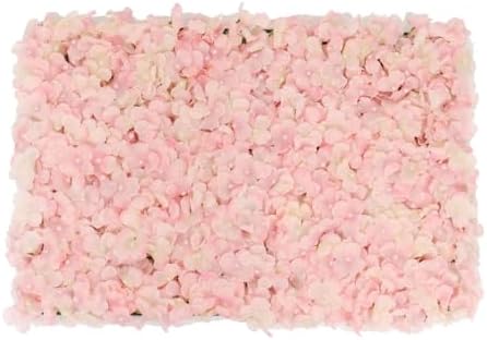 Efavormart 4 Piece Blush Silk Hydrangea Flower Decor Mat