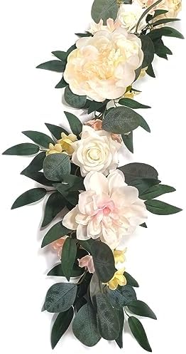Floral Garland 6 Peony Rose Wedding Decor
