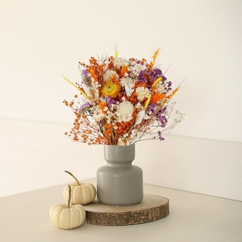 Fall Dried Flower Bouquet Artificial Mixed Foliage Wedding Centerpiece