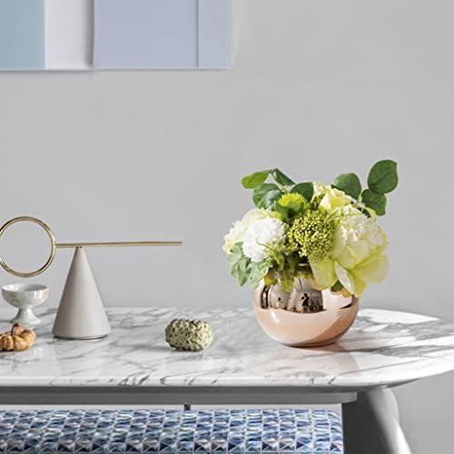 Lifelike Artificial Flowers with Silk and Glass