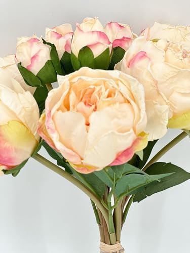 Welcome Logo Flowers 10 Stems Cream Artificial Wedding Decor