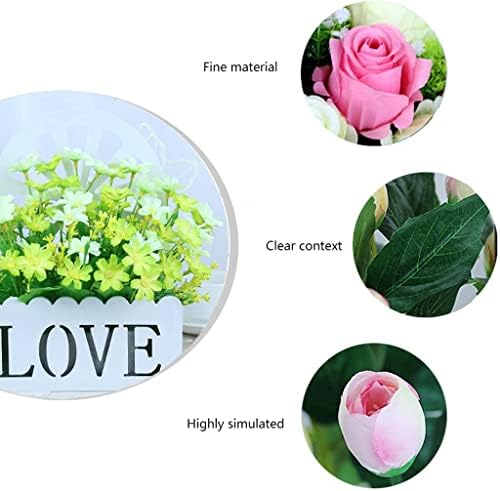 Artificial Flowers Wall Hanging for Living Room Decor