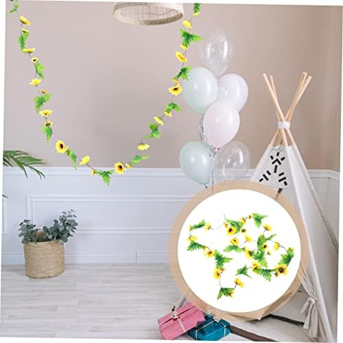 Zerodeko Artificial Sunflower Vines for Wedding and Home Decor
