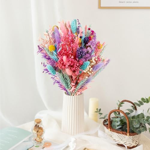 Wnvivi Pampas Grass Flower Bouquet 17 Inch Boho Centerpiece