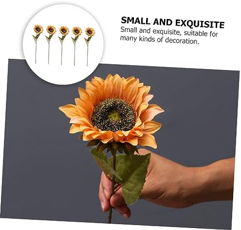 10 Pcs Artificial Sunflower Centerpiece Table Decor
