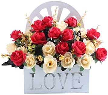 Artificial Flowers Wall Hanging for Living Room Decor