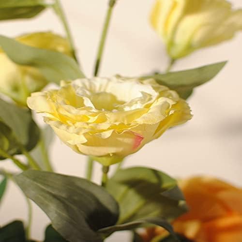 Artificial Flowers Peony and Rose Set for Home Decor