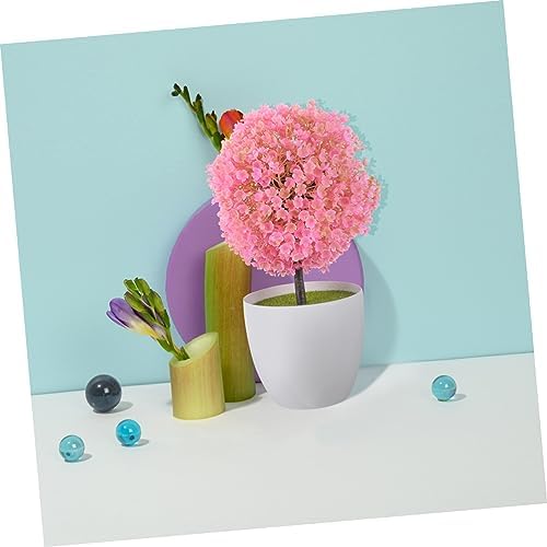 2Pcs Artificial Topiary Ball Trees for Home Decor