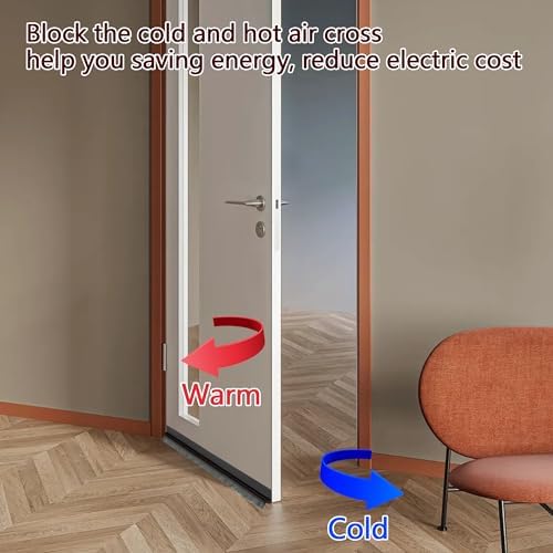 Door Draft Stopper with Brush - 39 Winter Cold Seal