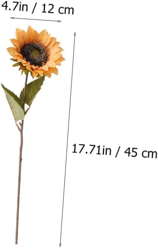 10 Pcs Artificial Sunflower Centerpiece Table Decor