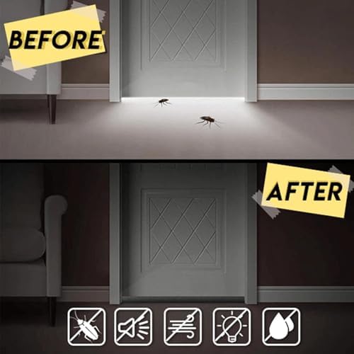 Libaroud Under Door Draft Stopper Adjustable Twin-Side