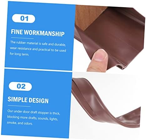 Door Draft Stopper 378 Inch Windproof Seal Strip for Bedroom