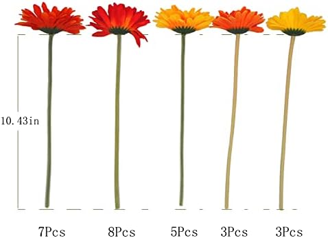 Momiaday 26Pcs Artificial Flowers Bouquets for Home Wedding Decor