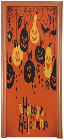 Susiyo Halloween Pumpkins Door Cover Decor