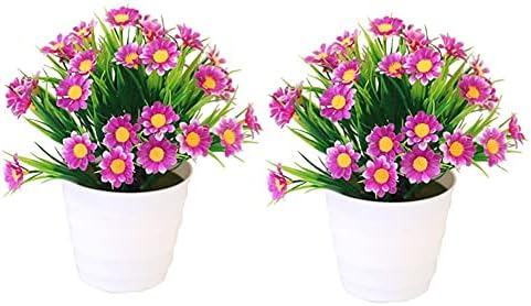 2 Pack Artificial Plants for Home Office Decor