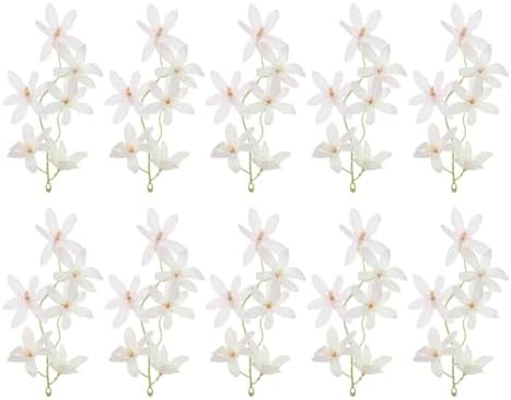 PATIKIL Artificial Orchid Flowers Pink 7 Inch