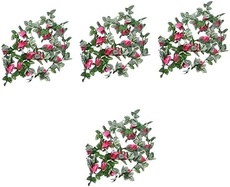 2pcs Artificial Rose Hanging Decor for Valentines Day