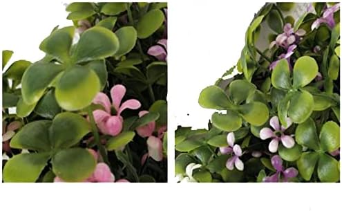 Artificial Clover Bushes 3PCS Pink Home Decor