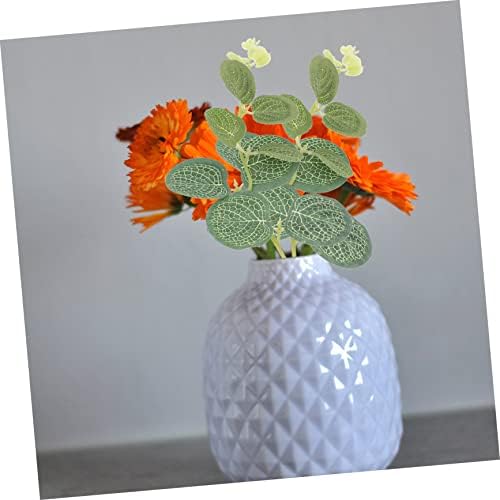50pcs Fake Eucalyptus Leaves Artificial Branches Decorative Plant