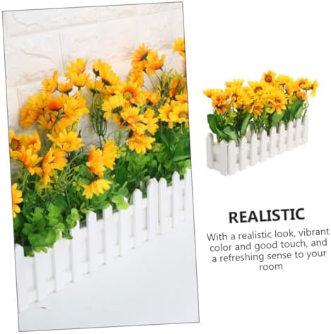 White Artificial Sunflower Flower Arrangement