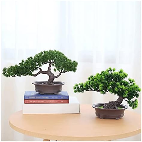 Artificial Bonsai Pine Tree 7 Inch Faux Potted Plant