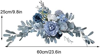 60cm Artificial Orange Rose Wedding Arch Flowers