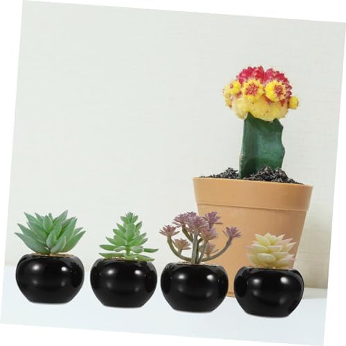4pcs Artificial Potted Bonsai Plants Home Decor