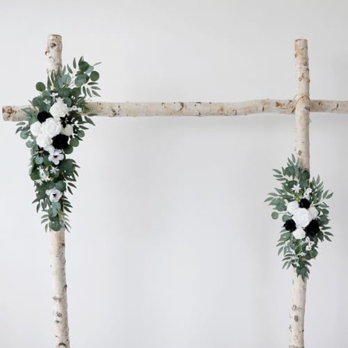 S_SSOY 2 Pack Wedding Arch Flowers Swag