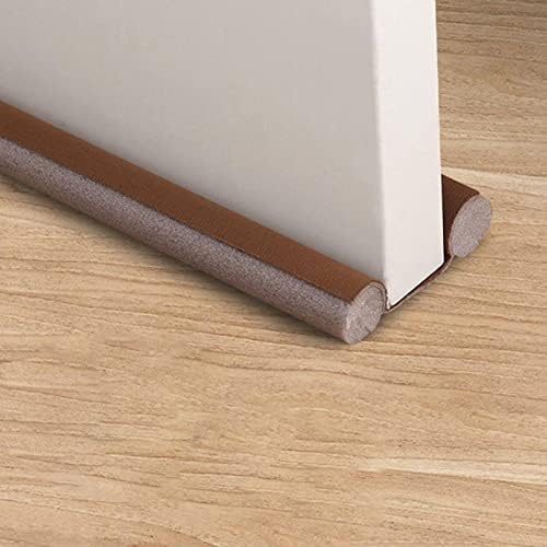 Twin Draft Stopper - Removable Washable Sound Blocker 366in Door Draft Guard
