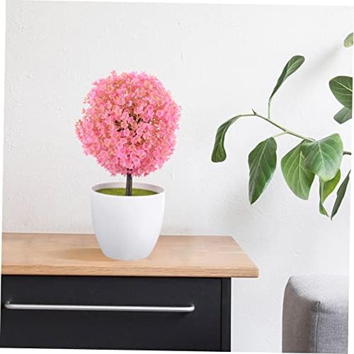 2Pcs Artificial Topiary Ball Trees for Home Decor