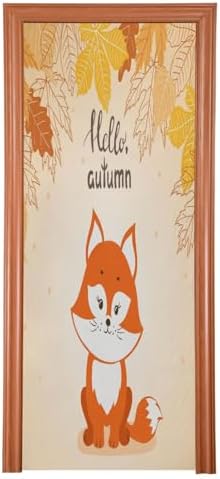 Susiyo Autumn Halloween Door Cover Decor 32x79