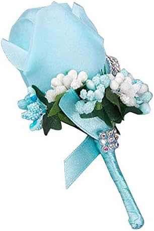 MountRuby Ivory Rose Artificial Flower Boutonniere