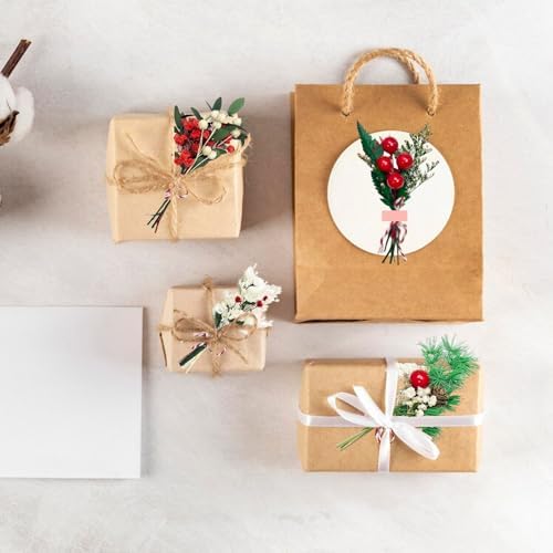 10 PCS Mini Dried Flower Bouquets with Stem